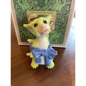 the whimsical world of pocket dragons "Blue Ribbon Dragon" (20099)